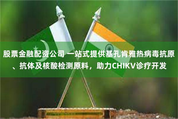 股票金融配资公司 一站式提供基孔肯雅热病毒抗原、抗体及核酸检测原料，助力CHIKV诊疗开发